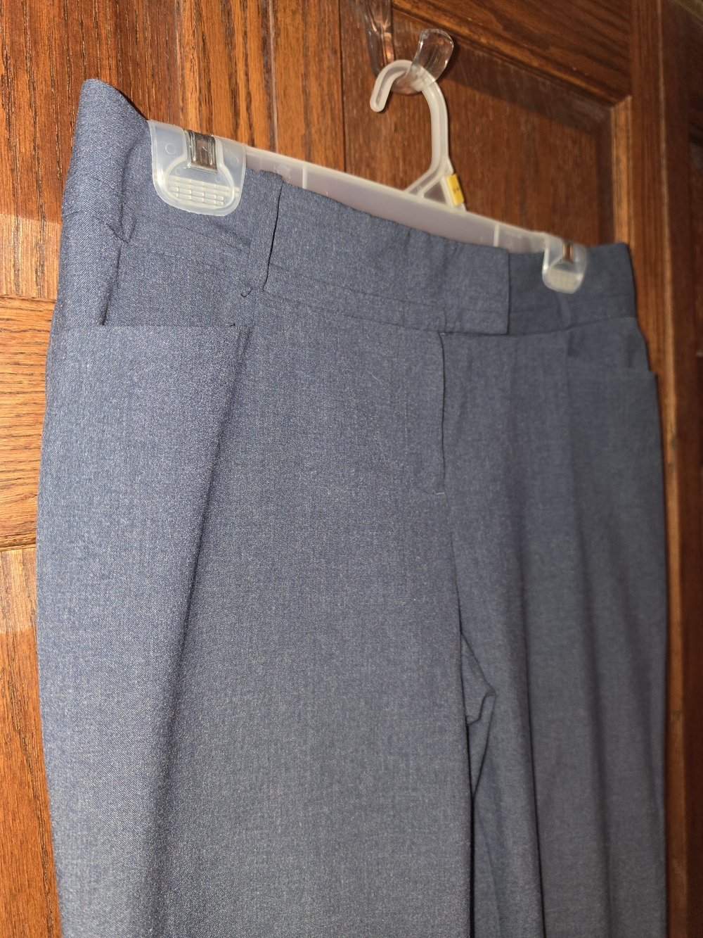 The Limited Straight-Leg Dress Pants in Heathered Blue Cassidy Fit